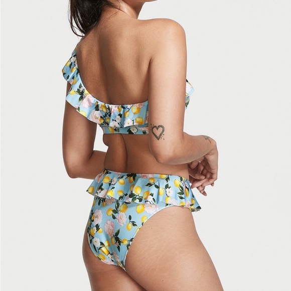Victoria secret blue lemon bikini set size large - Picture 3 of 4